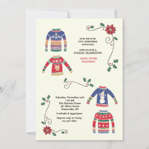 Julsötare - inbjudan till Julfest