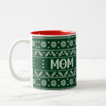 Julsötare Sticka Mönster - Mamma