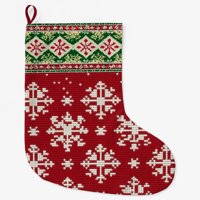 Julsötare Stor Julstrumpa (Framsidan)