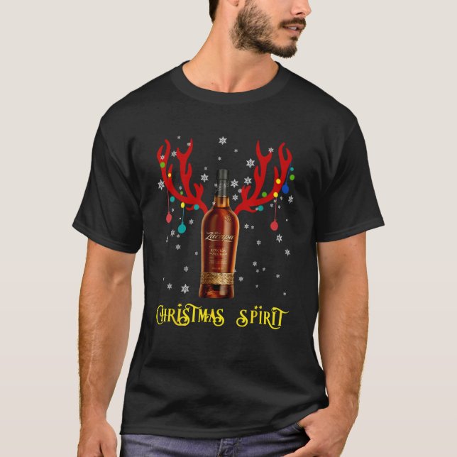 Julsötare Zacapa Julandan Reindeer T Shirt (Framsida)