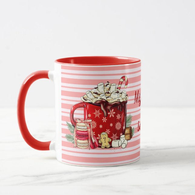 Julsötat Treats Kaffe Mugg (Vänster)