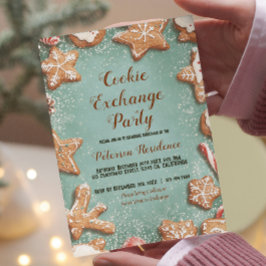 Julsötsaker och kakor Exchange Party Inbjudningar