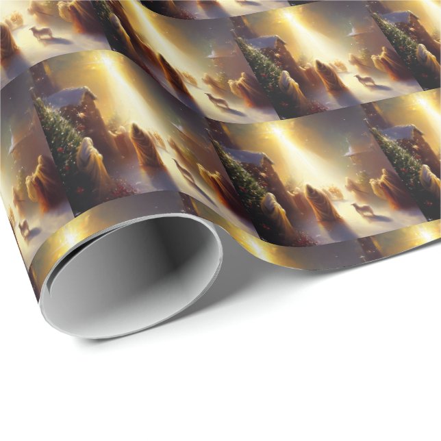 Julspegel 1 presentpapper (Rullad Hörn)