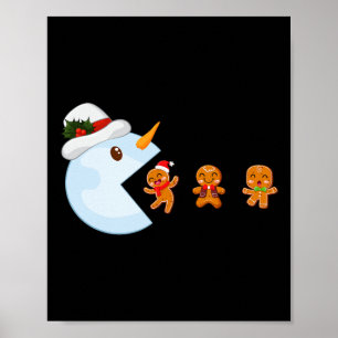 Julspel - det är roligt att spela videospel Snögub Poster