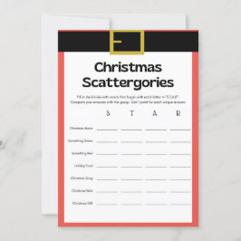 Julspel för roligt - Ej redigerbart - Inbjudningar