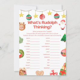 Julspel för roligt - Ej redigerbart - Inbjudningar