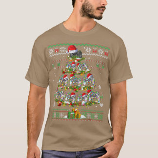 Julspel Träd Ugly Sweater Video Game Kärlek T Shirt