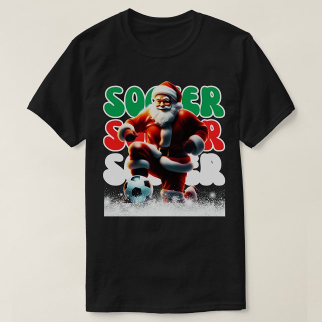 Julspelaren Santa Boll Sports Design T Shirt (Design framsida)