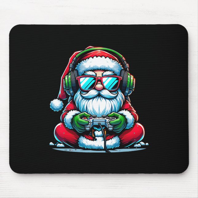 Julspelen Boys Video Game Santa Julafton Musmatta (Framsidan)