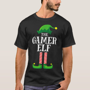 Julspelen Elf Matching Familjegrupp Christma T Shirt