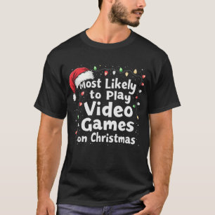 Julspelen Vibes Mest troliga för att spela upp vid T Shirt