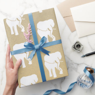 Julspelet Cute White Elephant Gift Exchange Presentpapper