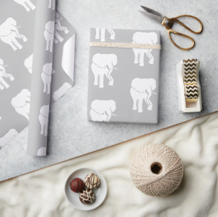 Julspelet Cute White Elephant Gift Exchange Presentpapper
