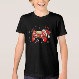 Julspelskontroll Holiday Gaming Design T Shirt