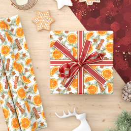 Julspice och Citrus Orange Presentpapper