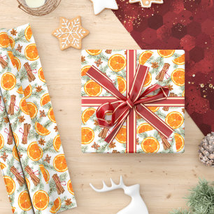 Julspice och Citrus Orange Presentpapper