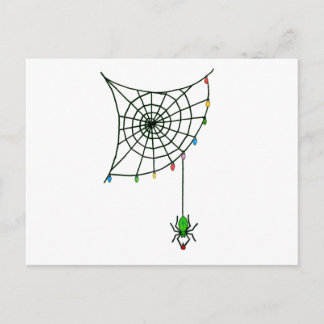JulSpindelnätet Ljus Goth Helgdag Helg Vykort