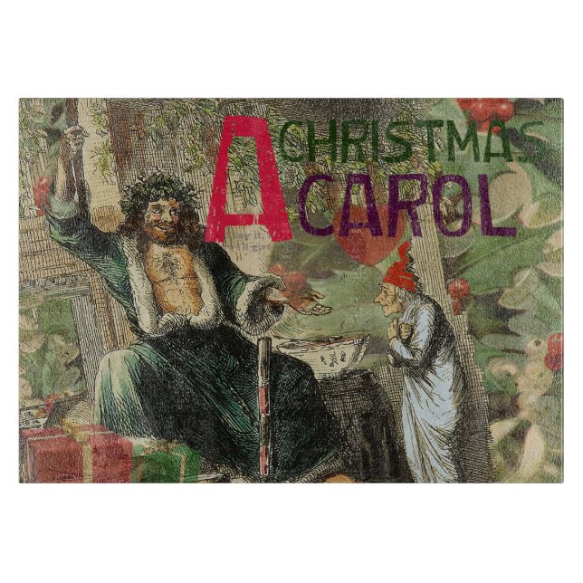 Julspöket Nutid Illustration Scrooge (Framsidan)