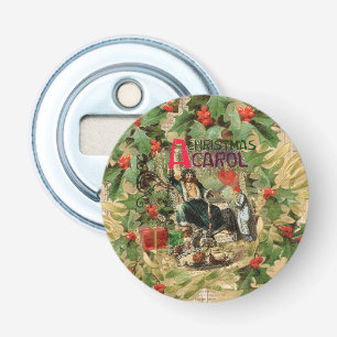 Julspöket Nutid Illustration Scrooge Flasköppnare
