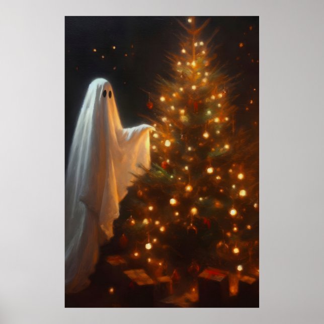 Julspökkonsttryck Kuslig viktoriansk högtid Poster (Framsidan)