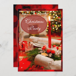 Julsprickor och ljus inbjudningar