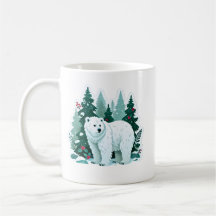 Julsprit Bear Mugg - Festive Forest Magic
