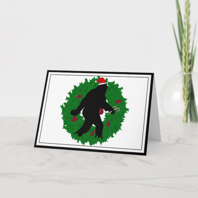 JulSquatchin-utandningen Helgkort (Framsida)