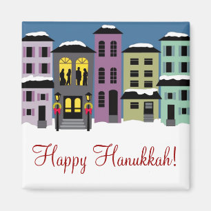 Julstaden ~ Magnet Glad Hanukkah