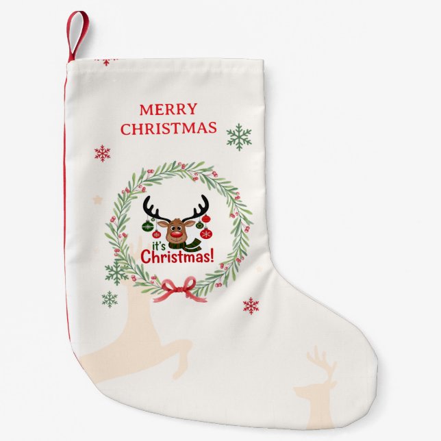 Julstallets Ren Barnstrumpa Liten Julstrumpa (Framsidan)