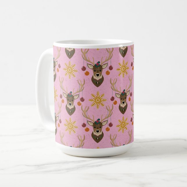 Julstallets Renar Kaffemugg (Framsida vänster)