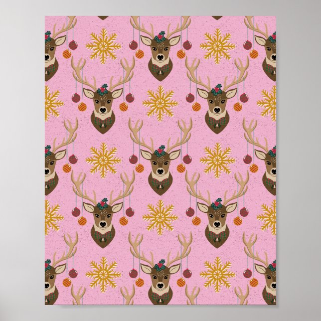 Julstallets Renar Poster (Framsidan)