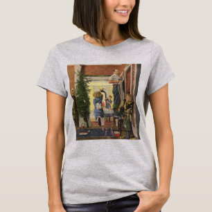 Julstämning, familjen dekorerar huset t shirt