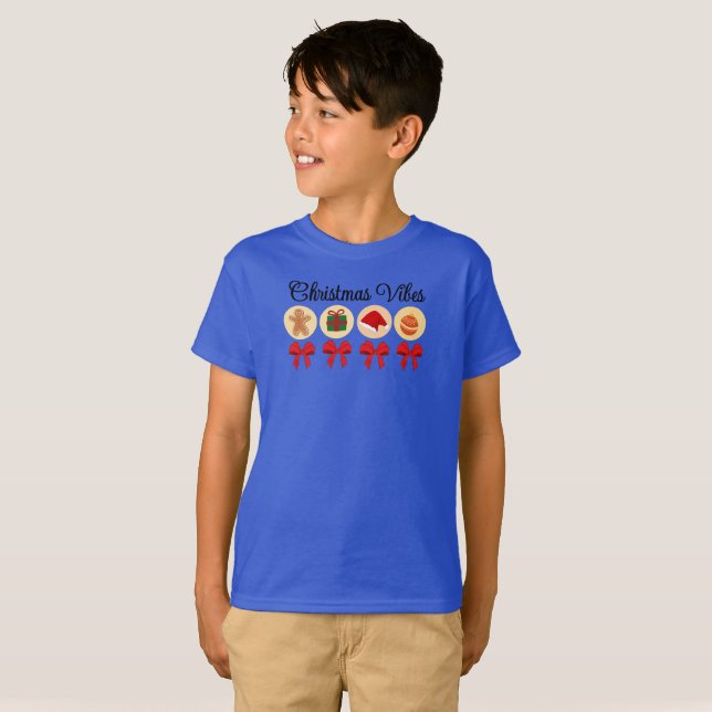 Julstämning för barn t shirt (Hel framsida)