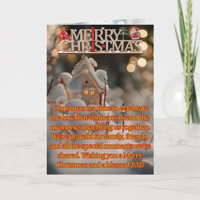 Julstämning Helgkort (Framsida)