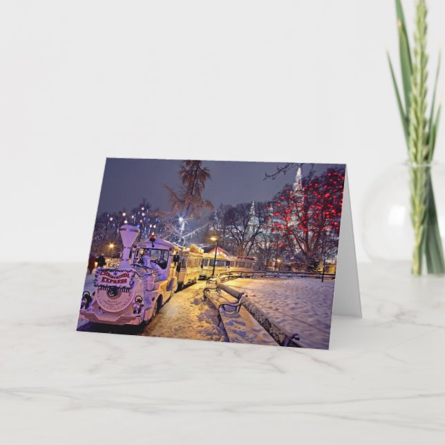 Julstämning i Wien Kort (Framsida)