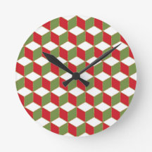 Julstämning kuber illusion mönster