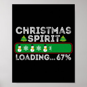 Julstämning Laddar 67 Sex Sju Meme Rolig S Poster