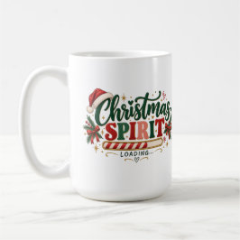 Julstämning Laddar Rolig Retro Julmugg Kaffemugg