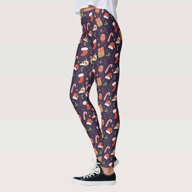 Julstämning Leggings (Vänster)