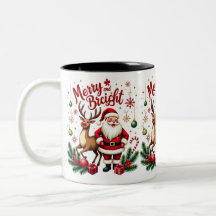 Julstämning med Tomte & Renar - Julmugg