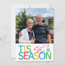 Julstämning Platt Julkort