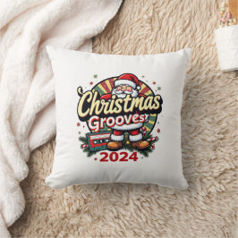 Julstämning Retro Kudd: Mysig Högtid Nostalgi Kudde