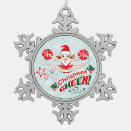 Julstämning Snöflinga Pewter Julgransprydnad