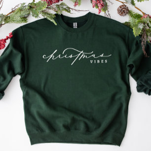 Julstämning Söt Kalligrafi Högtid T Shirt