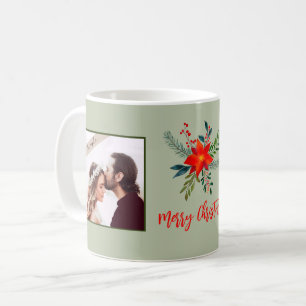 Julstämning Vårt Första Jul Familj 2 Anpassad Bild Kaffemugg