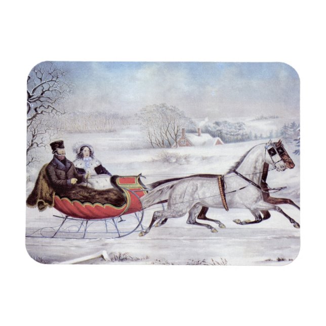 Julstämning, Vintervägen, Kör hästen Magnet (Horisontell)