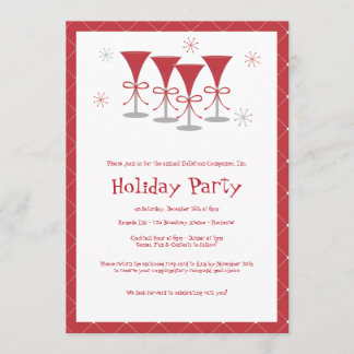 Julstämningsfest Inbjudan till Cocktailparty