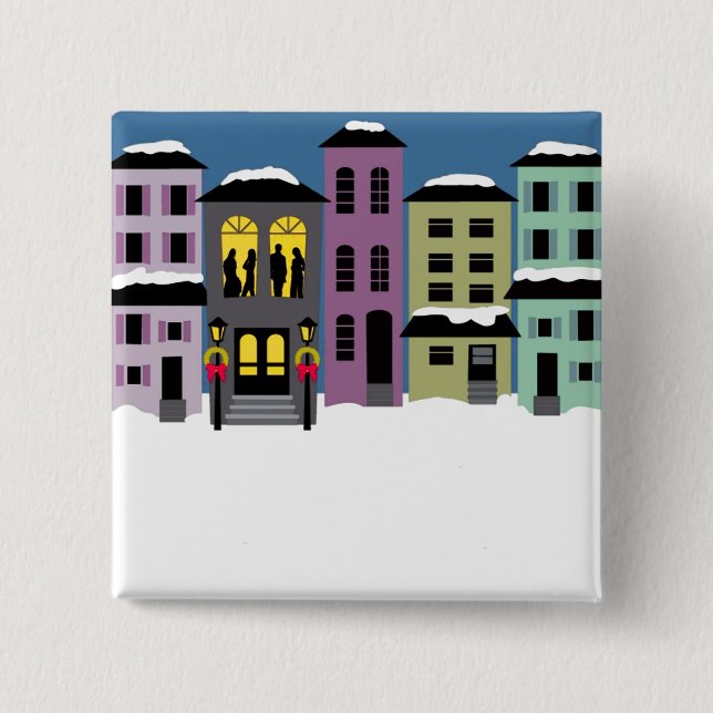 Julstan ~ Buttons Knapp (Framsida)