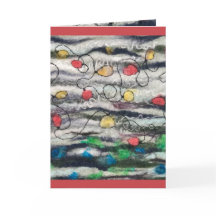 Julstandard, 5-tums x 7-tums, mappat gratulationsk