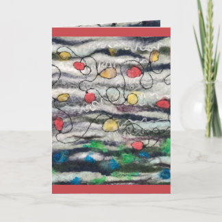 Julstandard, 5-tums x 7-tums, mappat gratulationsk kort